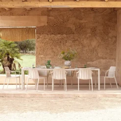 Tiberina Fauteuil de jardin empilable en polypropylène