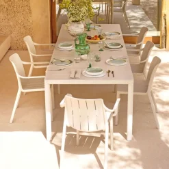 Tiberina Fauteuil de jardin empilable en polypropylène