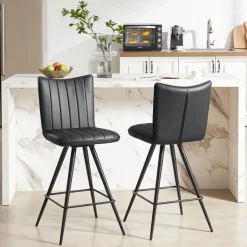 TiméoTabouret snack pivotant avec pieds obliques