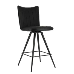 TiméoTabouret snack pivotant avec pieds obliques