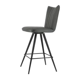 TiméoTabouret snack pivotant avec pieds obliques