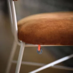 Toro Mobitec ® Chaise cosy minimaliste en tissu et pieds métal