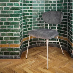 Toro Mobitec ® Chaise cosy minimaliste en tissu et pieds métal