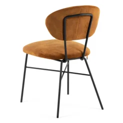 Toro Mobitec ® Chaise cosy minimaliste en tissu et pieds métal