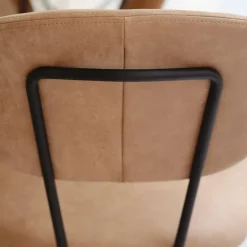 Toro Mobitec ® Chaise cosy minimaliste en tissu et pieds métal