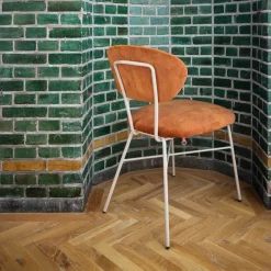 Toro Mobitec ® Chaise cosy minimaliste en tissu et pieds métal