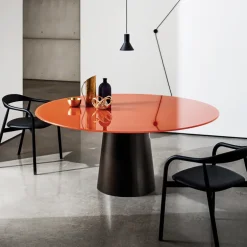 Totem Sovet® Table ronde design en verre