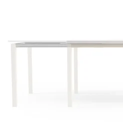 Toy bois Table de cuisine en verre avec rallonge