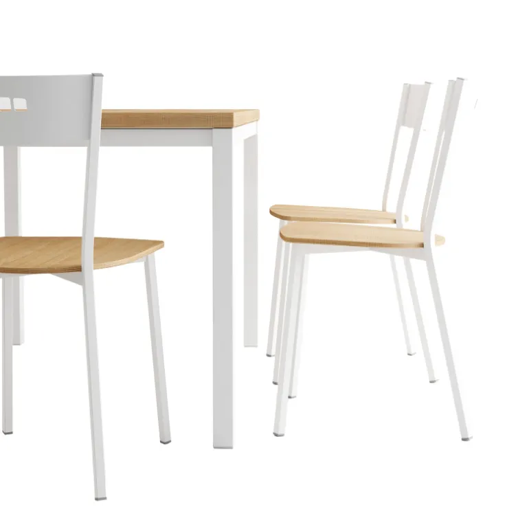 Toy métal Table de cuisine avec rallonge hauteur 75 cm