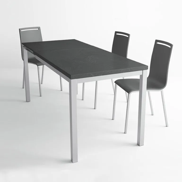 Toy métal Table de cuisine en céramique avec rallonge hauteur 75 cm
