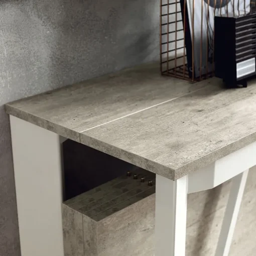 Trek Console extensible transformable en table en mélaminé - Envies Déco