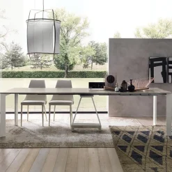 Trek Console extensible transformable en table en mélaminé