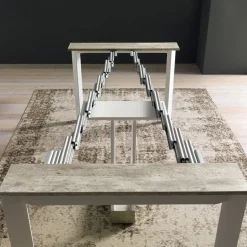 Trek Console extensible transformable en table en mélaminé