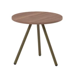 Trevi Table basse ronde minimaliste en stratifié