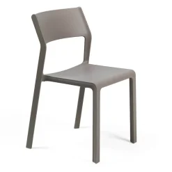 Trill bistrot Chaise moderne en polypropylène empilable