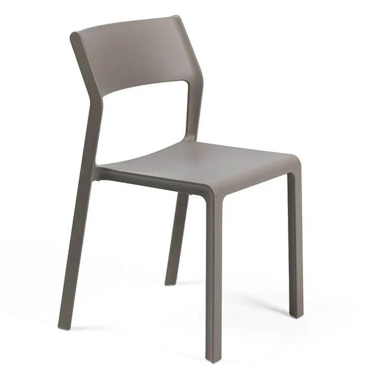 Trill bistrot Chaise moderne en polypropylène empilable