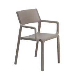 Trill Fauteuil moderne empilable en polypropylène