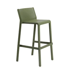 Trill stool Tabouret de bar moderne empilable en polypropylène