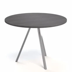 Triple Table ronde moderne en stratifié