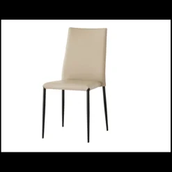 Trix Chaise italienne contemporaine en cuir