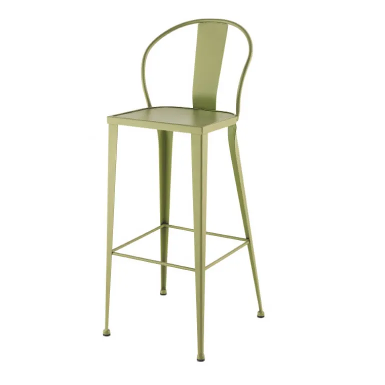 Turia TB 317 Tabouret vintage en métal