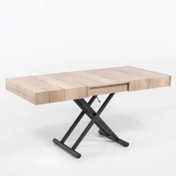 Ulisse Table relevable en mélaminé avec allonges