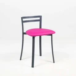 Urane Carrier® Chaise de cuisine avec dossier bas en métal fabriquée en France