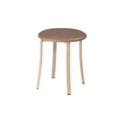 Urane Carrier® Tabouret bas en synthétique et métal fabrication française