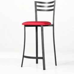Urane Carrier® Tabouret de bar en métal assise synthétique fabrication française