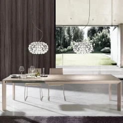 Urban Table rectangulaire extensible en céramique avec pieds en acier