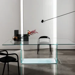 Valencia Sovet® Table de salle à manger design en verre
