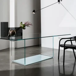 Valencia Sovet® Table de salle à manger design en verre