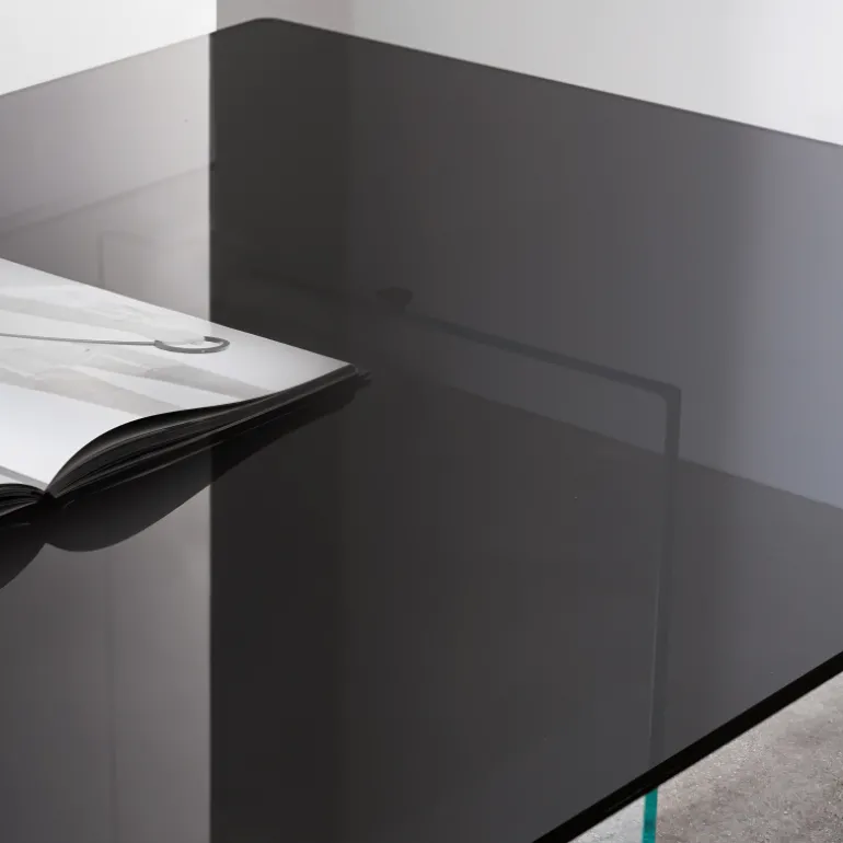 Valencia Sovet® Table de salle à manger design en verre