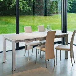 Valencia Table de cuisine rectangulaire avec allonge