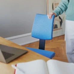Variable plus Chaise de bureau ergonomique à bascule en tissu