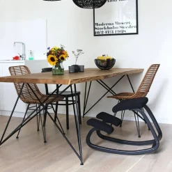 Variable Varier® Chaise de bureau ergonomique à bascule en tissu