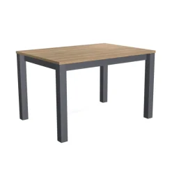 Verona Table rectangulaire en stratifié et pieds métal fabrication belge