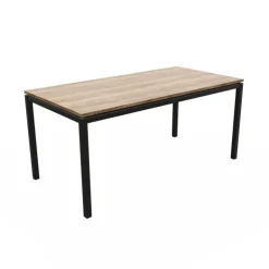 Vicenza Table haute snack en stratifié avec pieds en métal