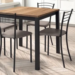 Vienna Table de cuisine carrée en stratifié