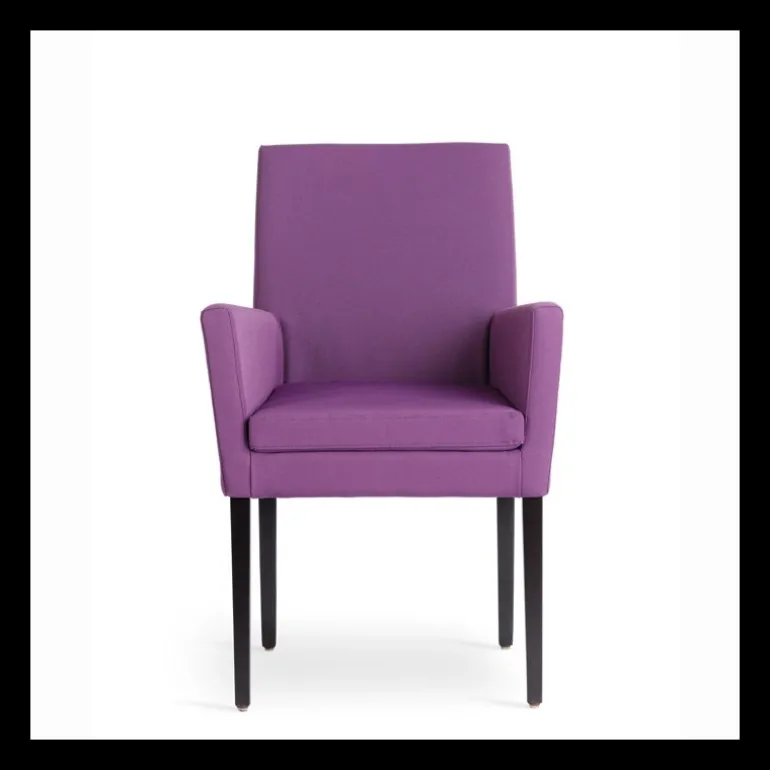 Vigo Mobitec® Fauteuil de salon en bois et tissu