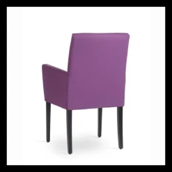 Vigo Mobitec® Fauteuil de salon en bois et tissu