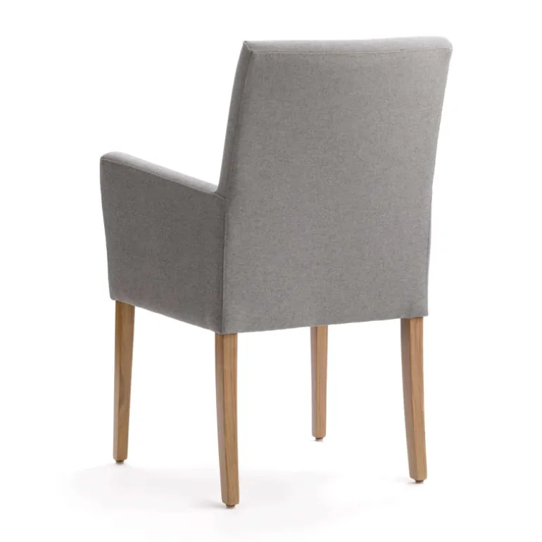 Vigo Mobitec® Fauteuil de salon en bois et tissu