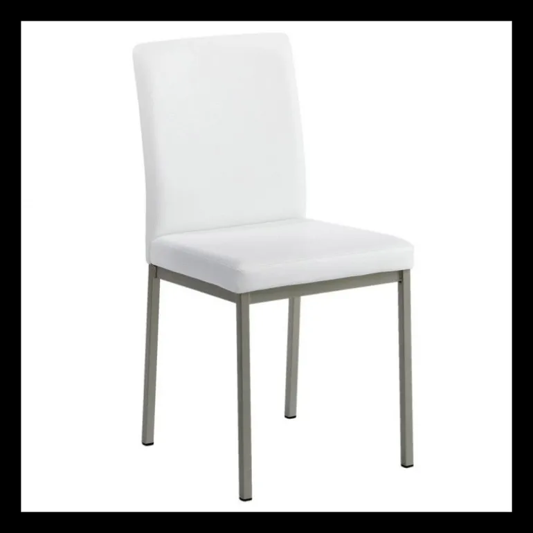 Villa Chaise contemporaine en métal et revêtement simili