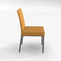 Villa Chaise rembourrée en métal et tissu style contemporain