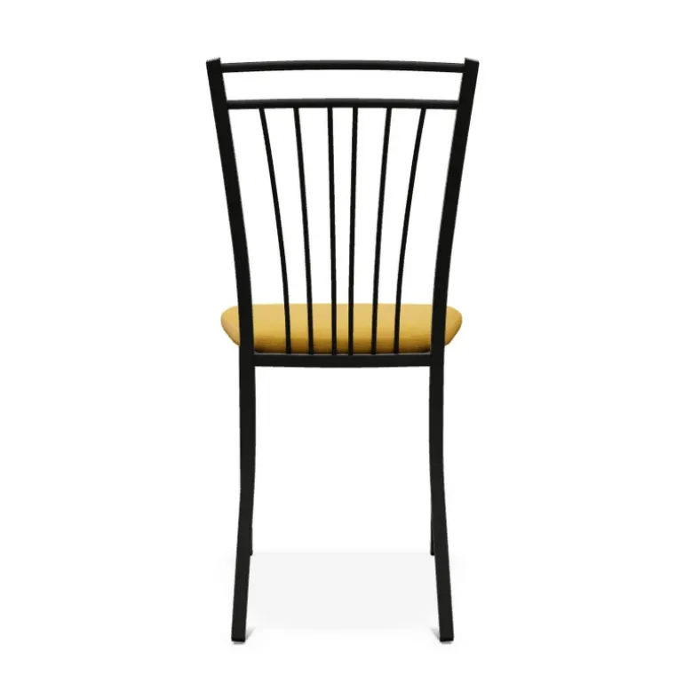 Viva Chaise contemporaine en métal et en tissu fabriquée en Belgique