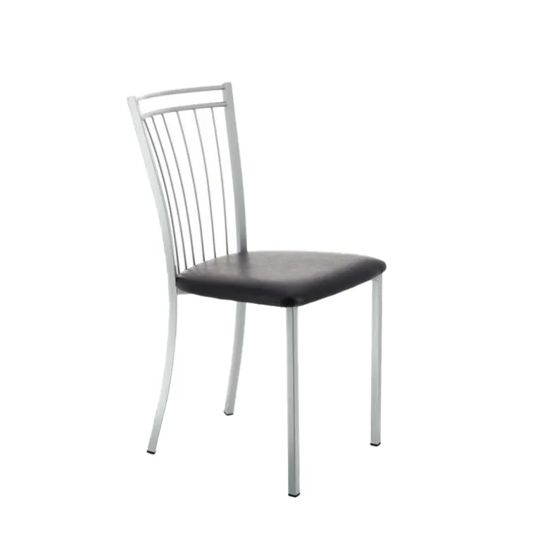 Viva Chaise de cuisine en métal et simili