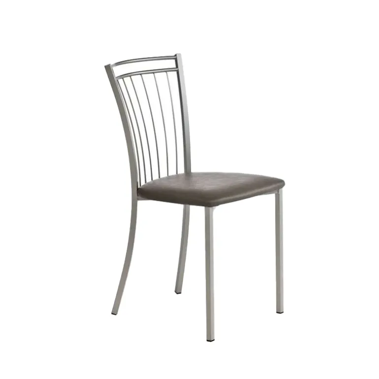 Viva Chaise de cuisine en métal et simili