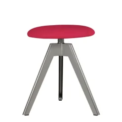 Vérone Carrier® Tabouret bas pivotant en métal et synthétique