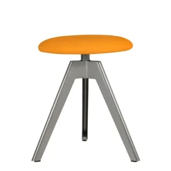 Vérone Carrier® Tabouret bas pivotant en métal et synthétique