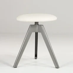 Vérone Carrier® Tabouret bas pivotant en métal et synthétique